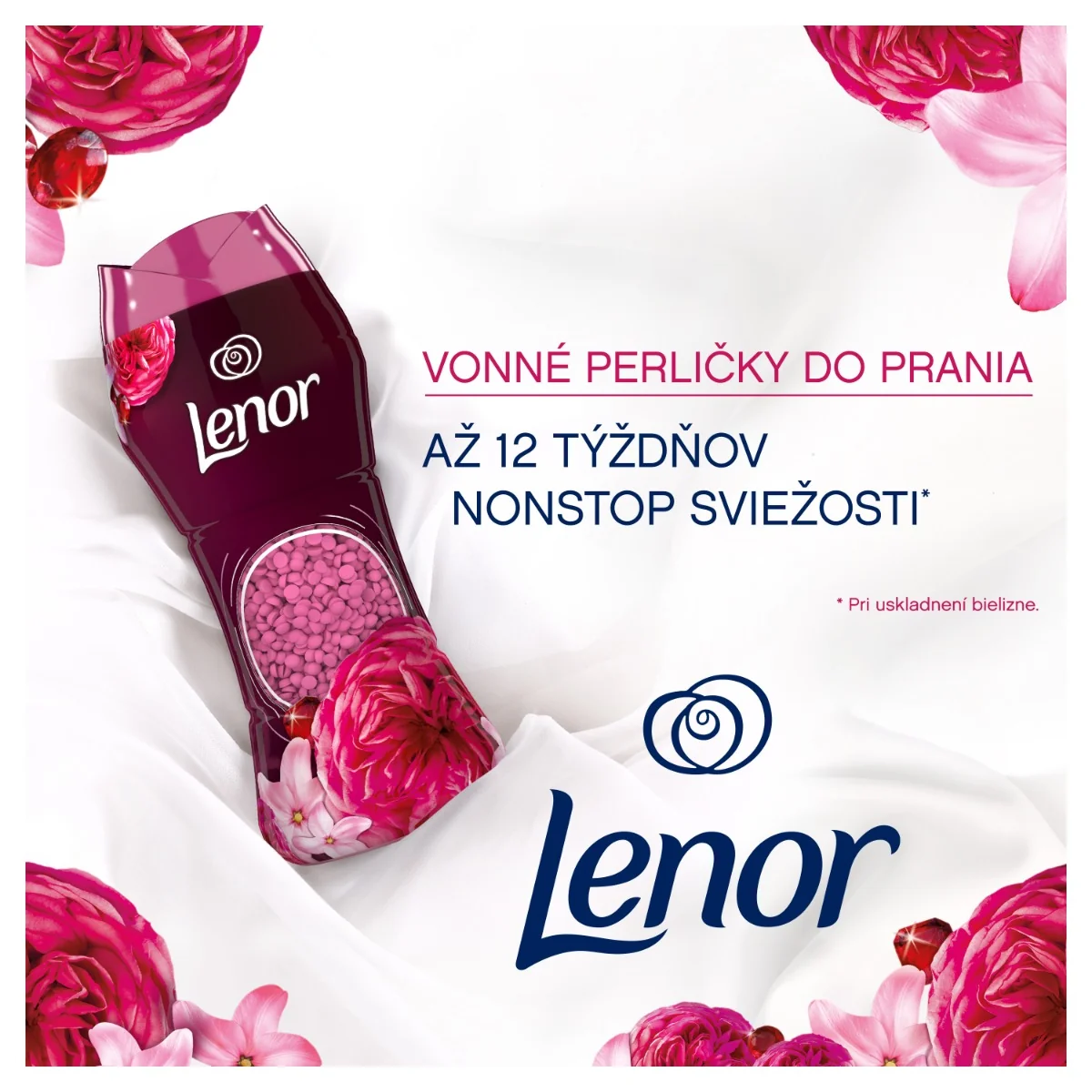 Lenor Ruby Jasmine vonné perličky 210g 1×210 g, vonné preličky