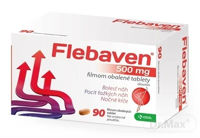 Flebaven 500 mg filmom obalené tablety