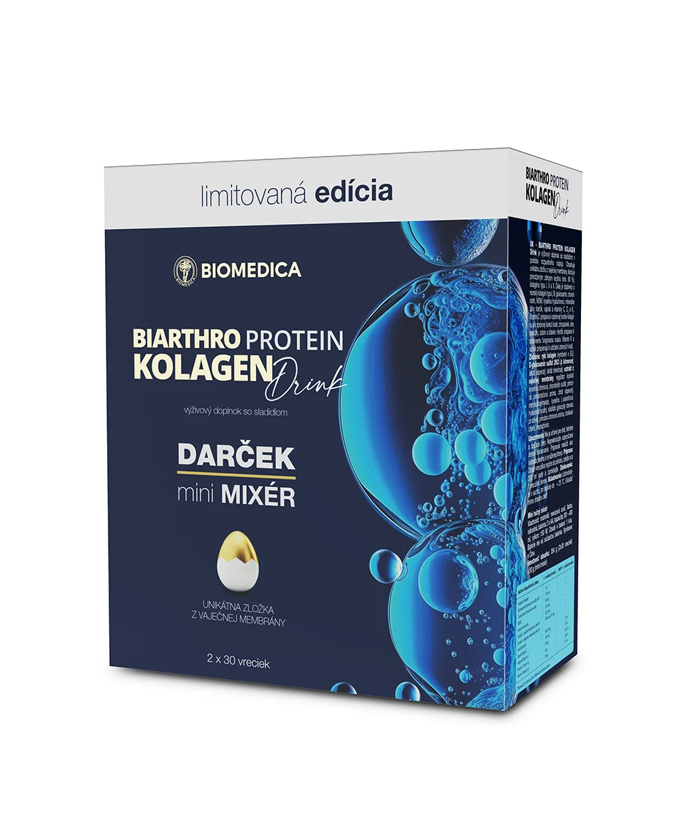 BIOMEDICA Biarthro Protein Kolagen drink + Darček