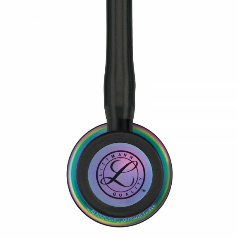 3M Littmann Cardiology IV 6165 Rainbow Finish, kardiologický stetoskop, čierny 