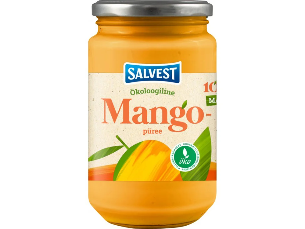 SALVEST Family BIO Mango 100% 1×450 g, ovocné pyré