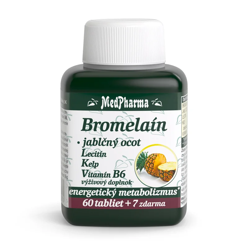 MedPharma BROMELAIN 300 mg + JABL.OCOT + LECITIN