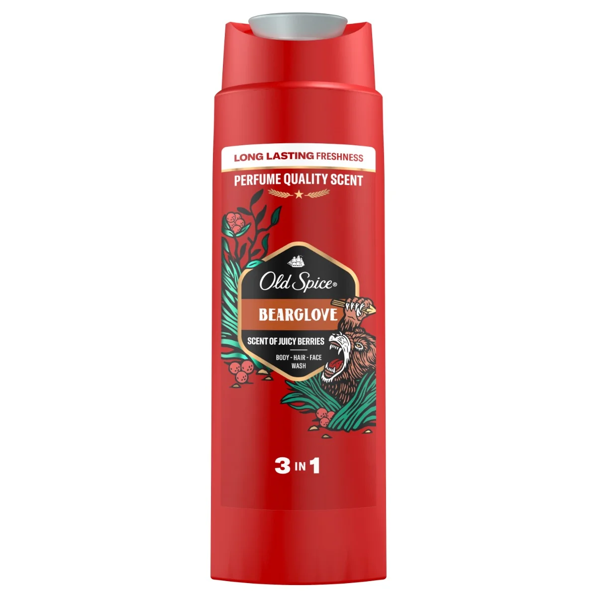 Old Spice Bearglove sprchový gél a šampón pre mužov 250ml 1×250 ml, sprchový gél 2v1