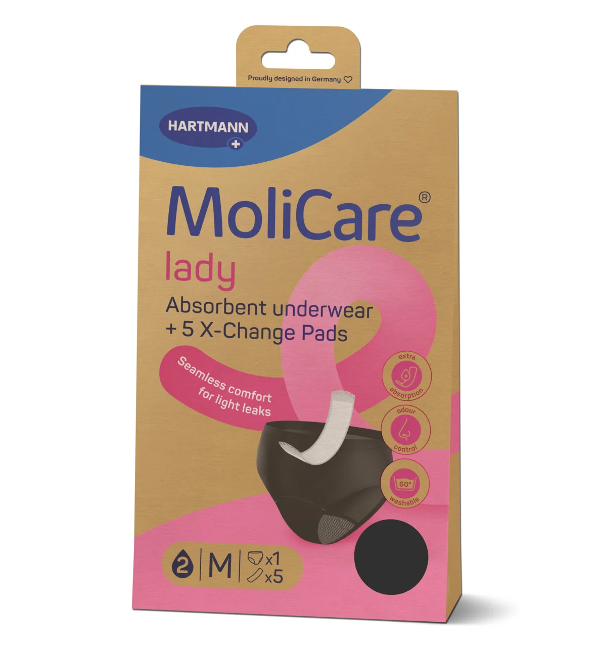 MoliCare lady M absorpčná spodná bielizeň 1 ks + X-Change vložka