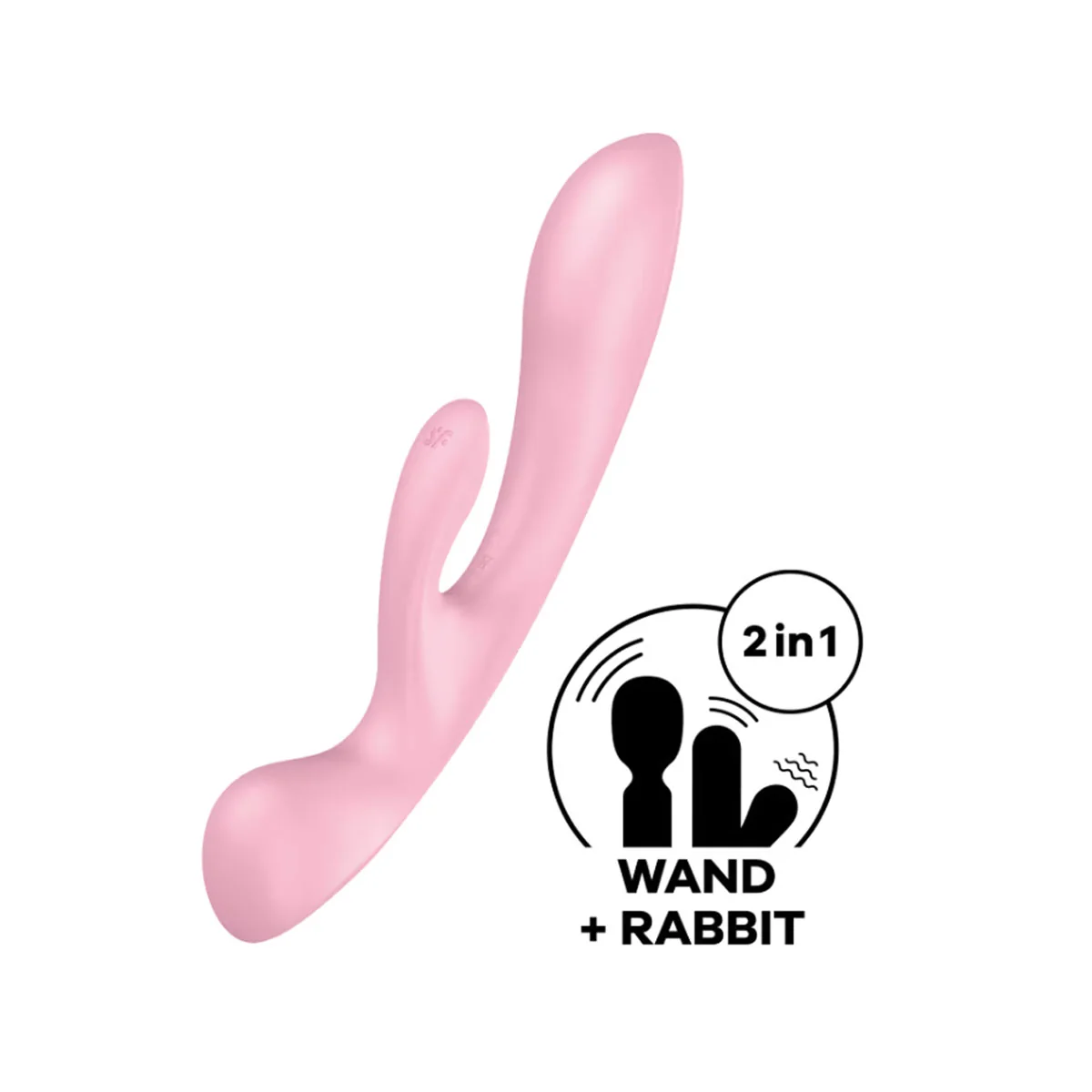 SATISFYER Triple Oh - Vibrátor a masážna hlavica 