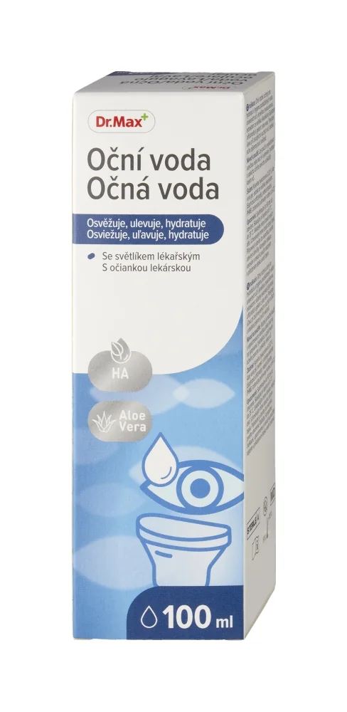 Dr. Max Očná voda 1×100 ml, hygiena a hydratácia očí