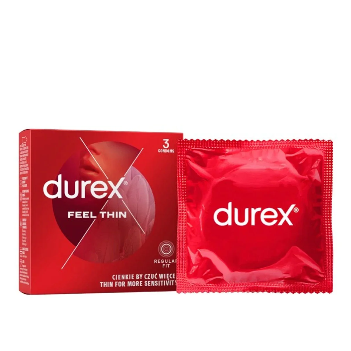 Durex Feel Thin krabička SK distribúcia 3 ks 