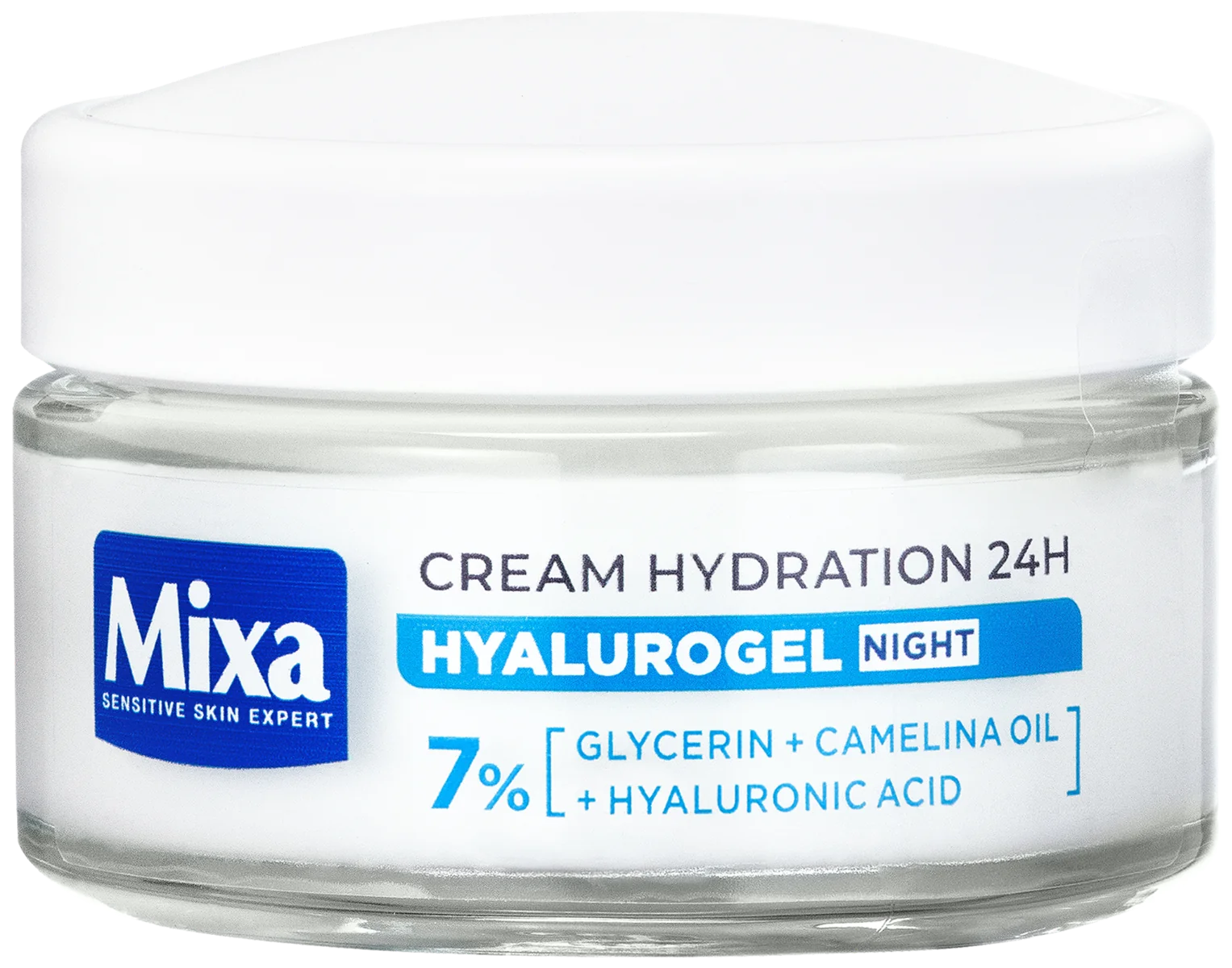 Mixa Hyalurogel Night 1×50 ml, nočný hydratačný krém