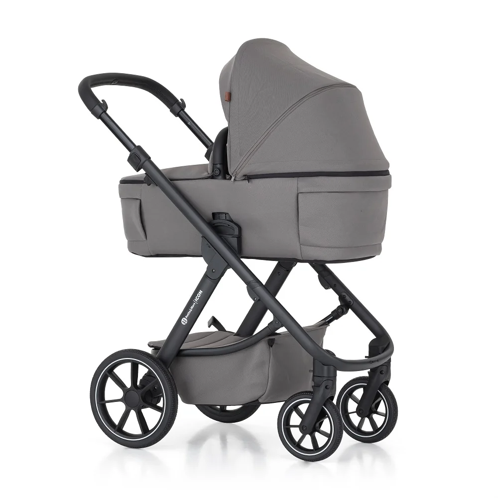 PETITE&MARS Kočík kombinovaný ICON 2v1 Dove Grey LITE RWS 1×1 ks, kombinovaný kočík