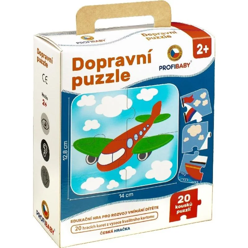 Puzzle dopravné 4-dielne 20ks