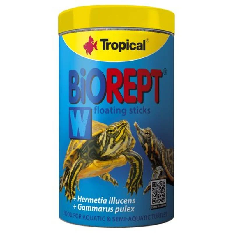 TROPICAL Biorept W 1000ml/300g krmivo pre vodné korytnačky 