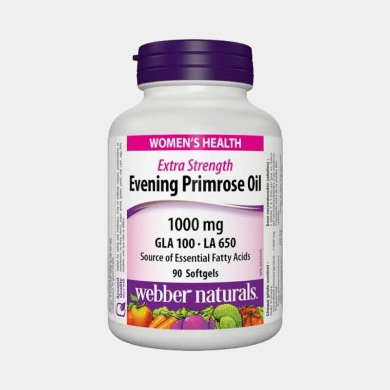 WEBBER NATURALS Pupalka Dvojročná 1000 mg 1×90 cps, výživový doplnok