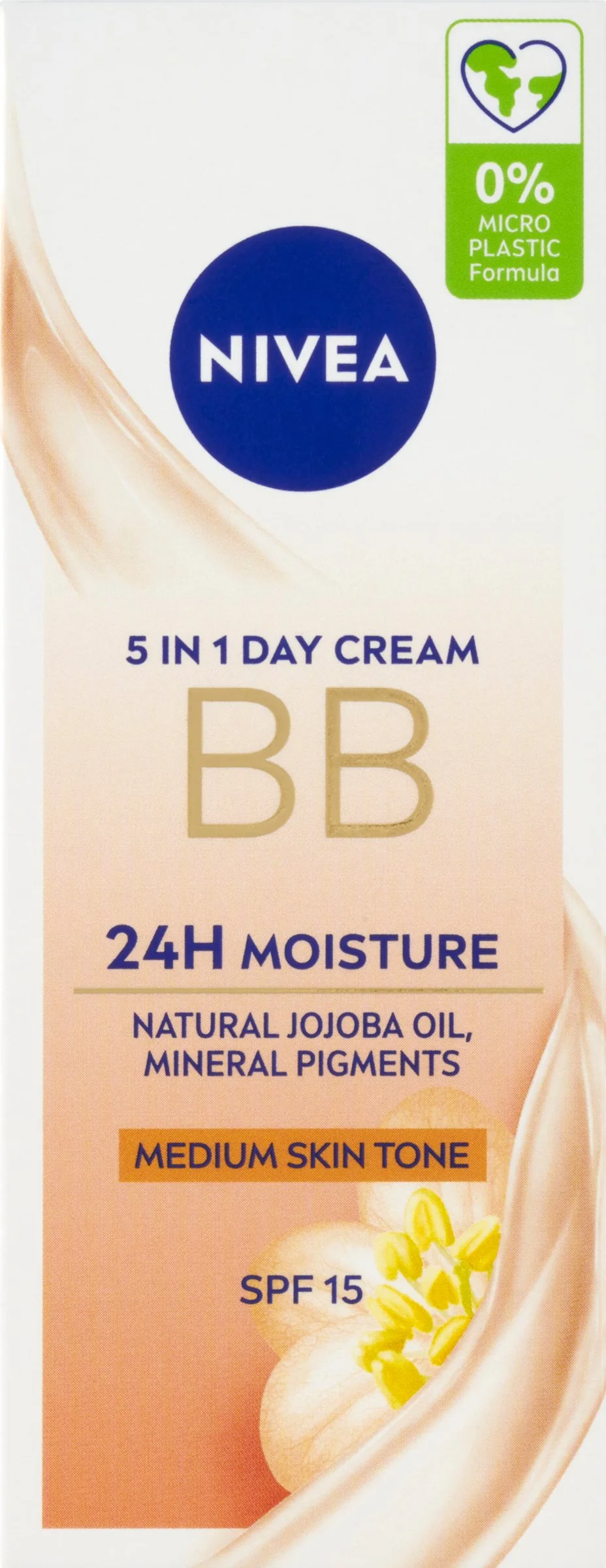 NIVEA Skrášľujúci hydratačný BB krém 5v1 1×50 ml, tmavý BB krém