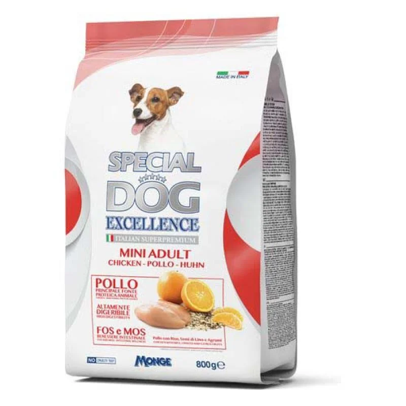 MONGE SPECIAL DOG EXCELLENCE MINI ADULT Chicken 800g superprémiové krmivo pre dospelých psov malých plemien