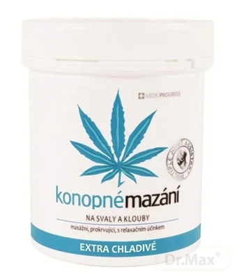 Konopné mazanie extra chladivé