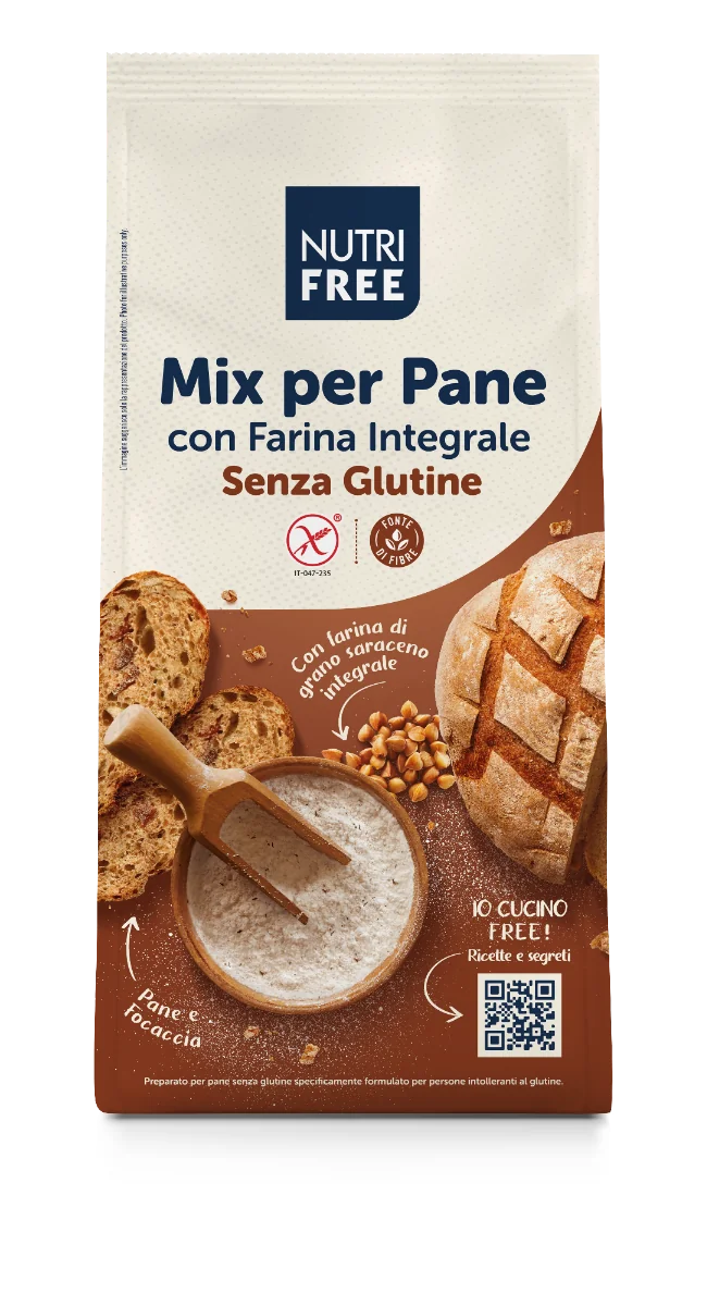 Nutrifree Mix per pane Integrale celozrnna muka