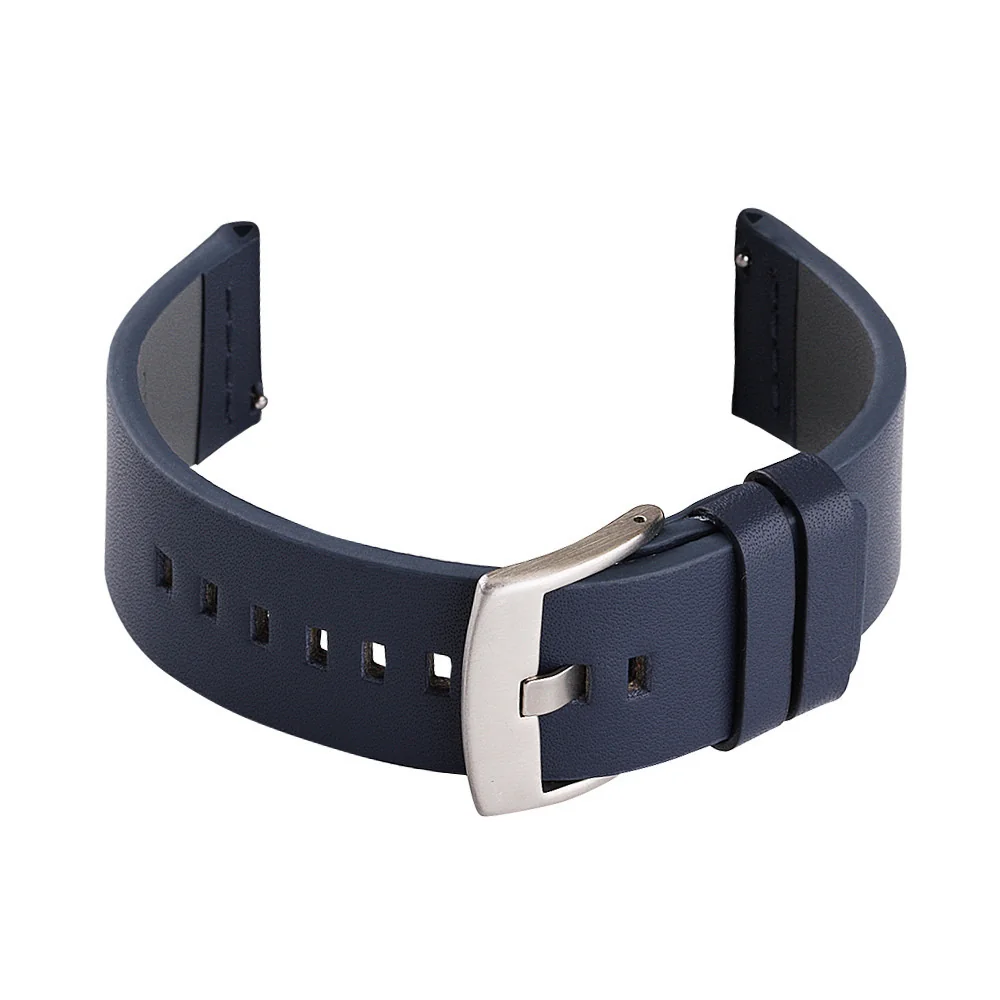 BStrap Fine Leather remienok na Garmin Vivoactive 3 blue