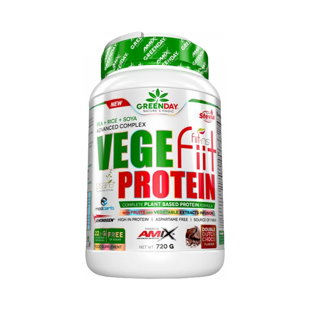 Amix Vegefiit Protein 720 g arašid-čokoláda-karamel