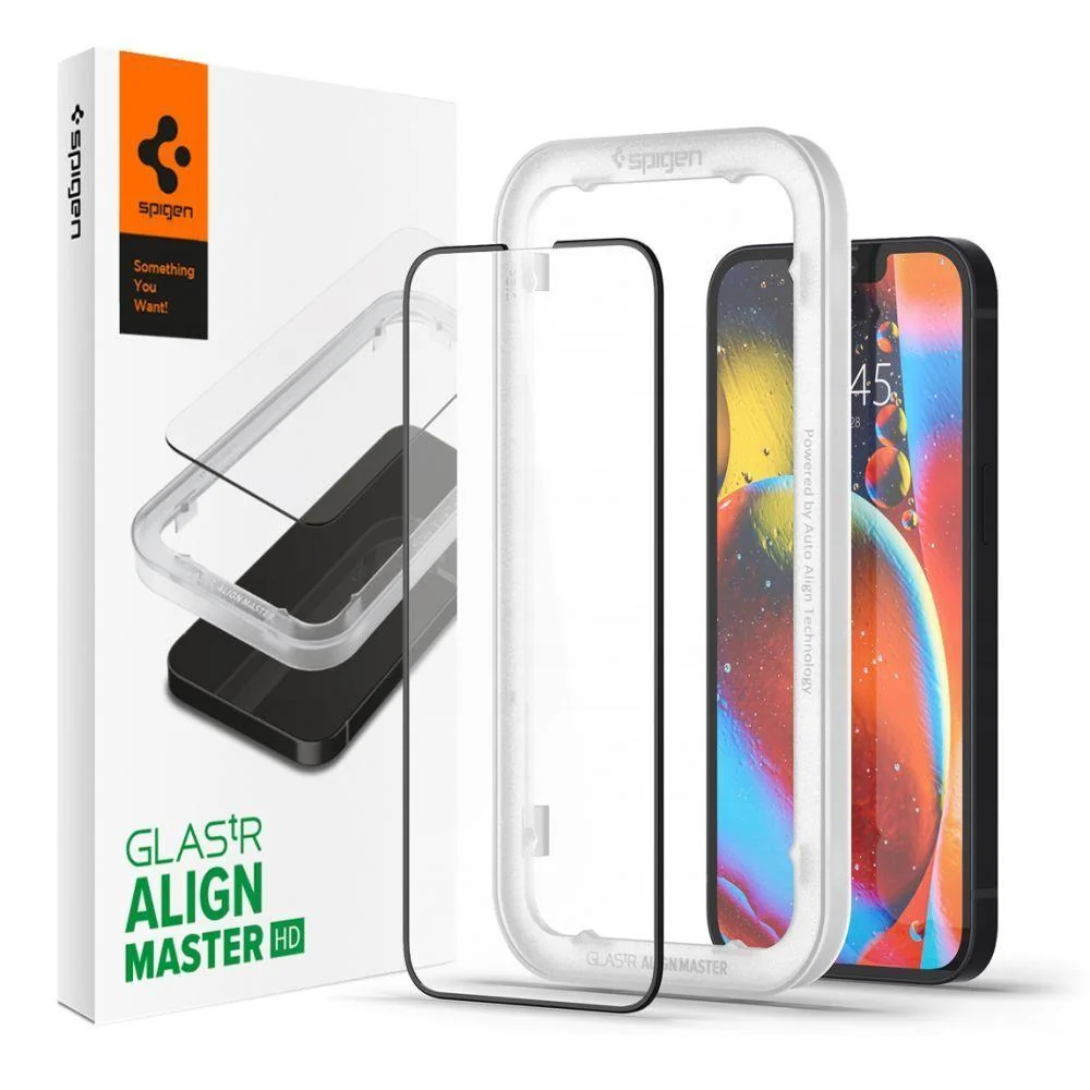 Spigen Alm Full Cover ochranné sklo na iPhone 13 Pro Max 