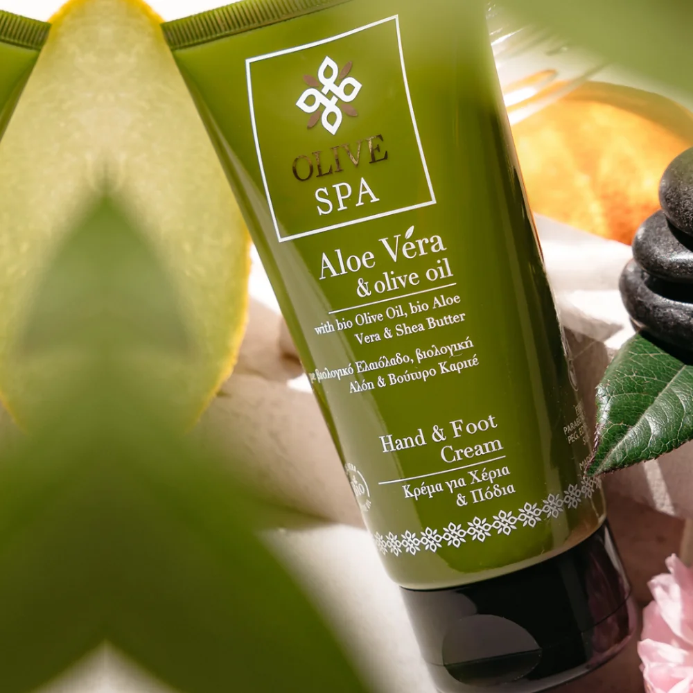 OLIVE SPA Aloe Vera & Olive Oil Krém na ruky a nohy 75 ml