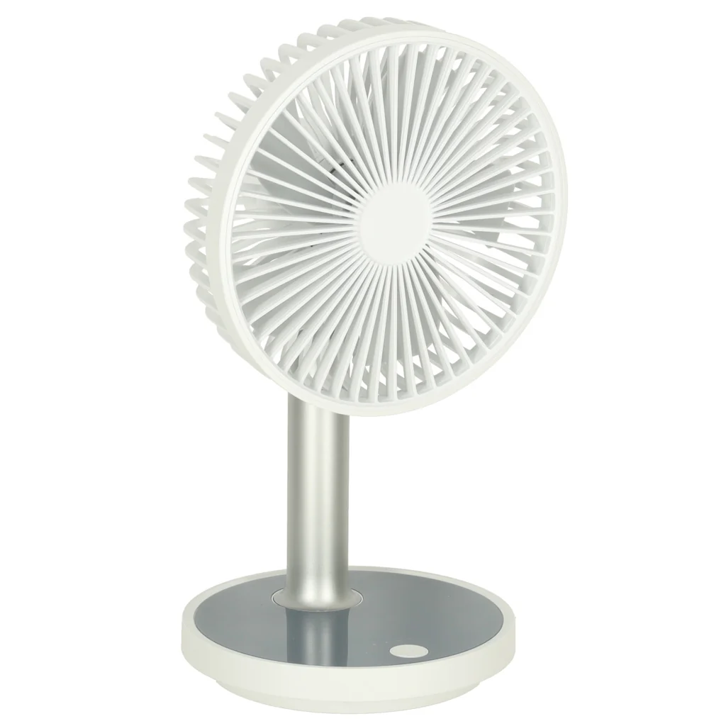 Bezdrôtový stolový ventilátor 30 cm biely