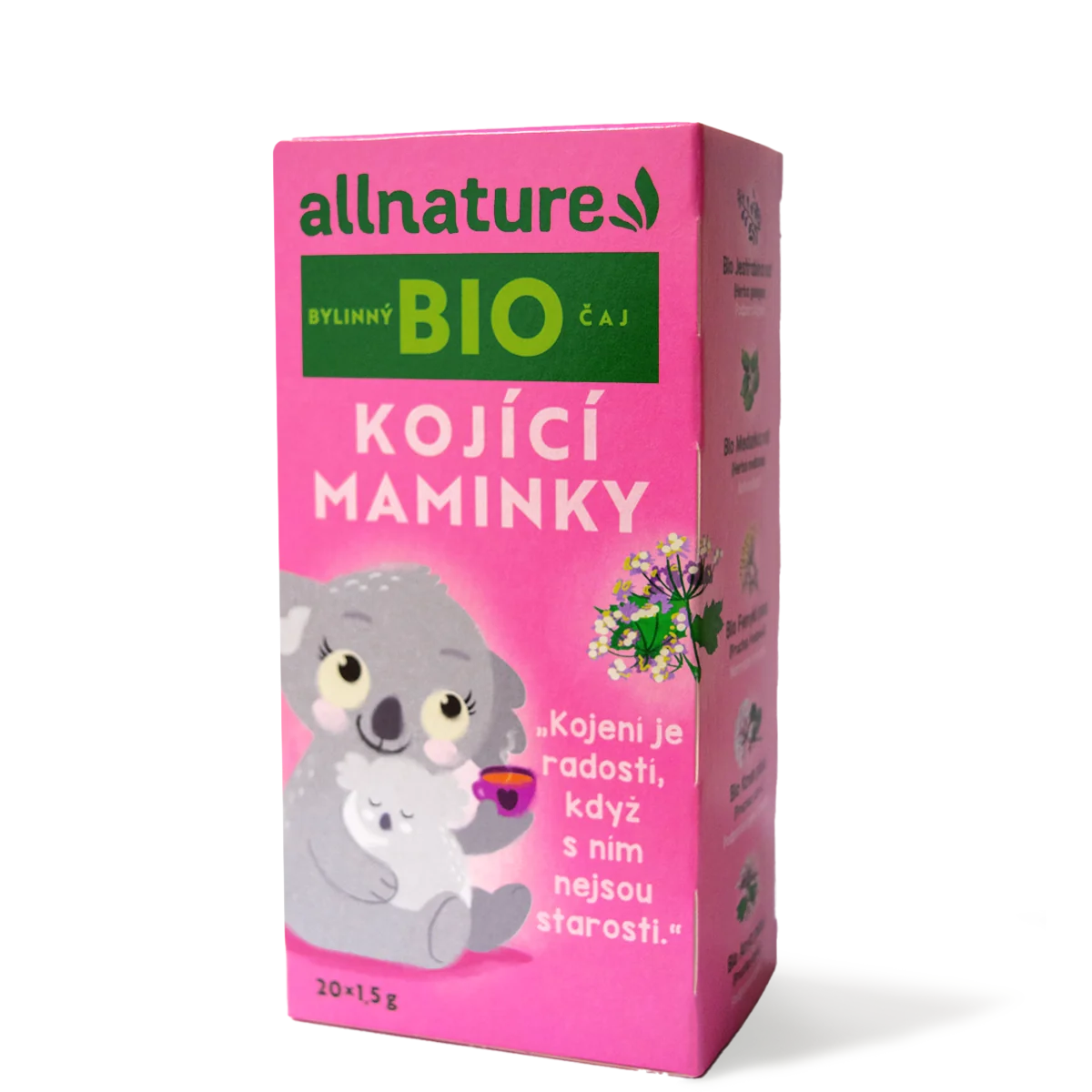 Allnature BIO Bylinný čaj Dojčiace mamičky