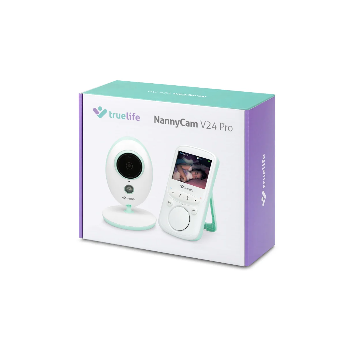 TrueLife NannyCam V24 Pro "Poškodený obal" 1×1 ks, detská pestúnka, produkt s poškodeným obalom