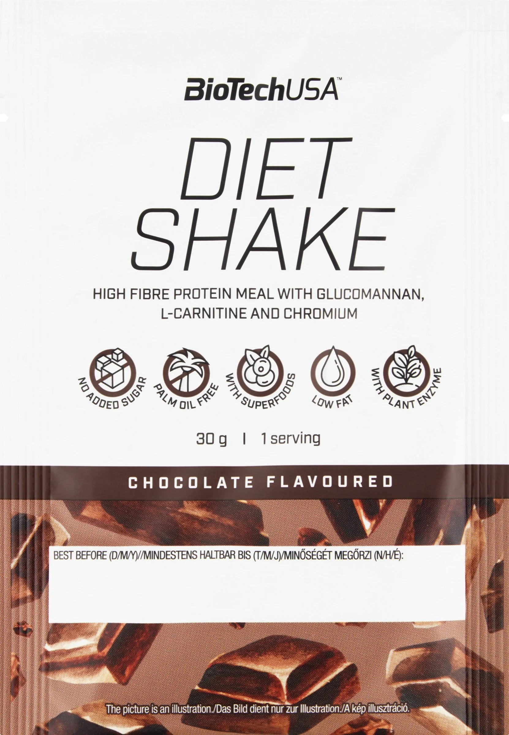 BioTechUSA DIET SHAKE čokoláda 30 g