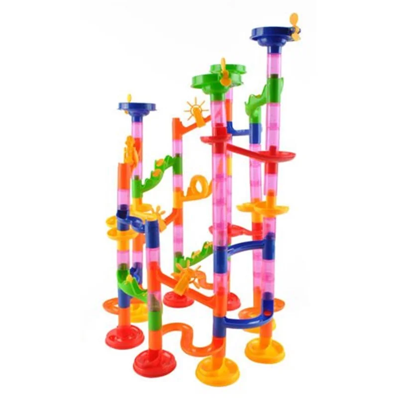 Hračka Guľôčková dráha kaskáda 105ks MARBLE RUN