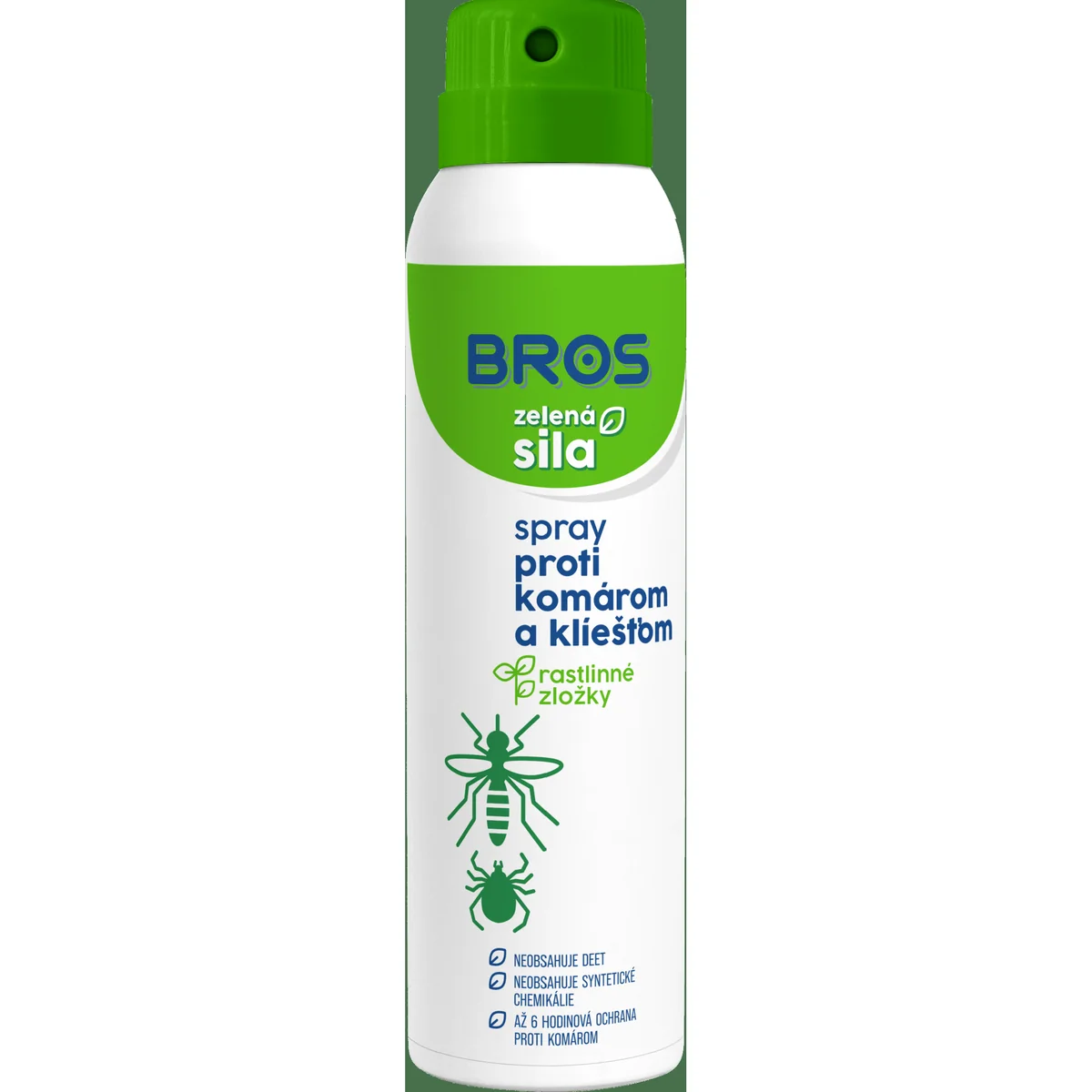 06297 Bros Zelená sila spray proti komárom a kliešťom 90 ml