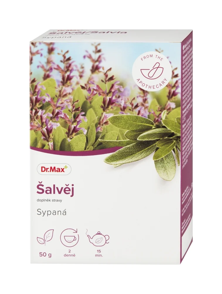 Dr. Max Šalvia 1×50 g, bylinný čaj, sypaný