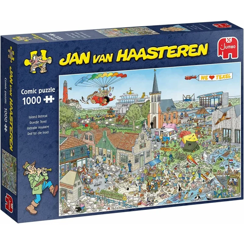 Jumbo Jan van Haasteren Puzzle - Island Retreat 1000 dielikov 