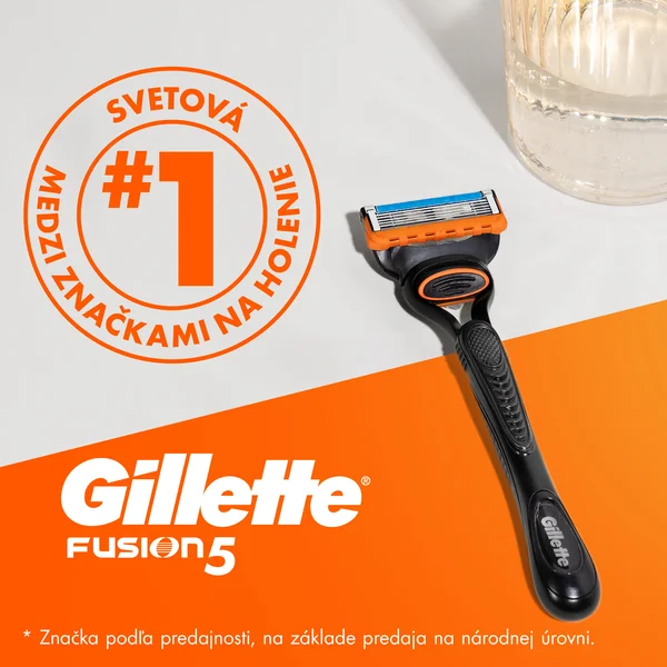 Gillette Darčeková Súprava: Fusion Holiaci Strojček + Fusion Gél 200 ml 1×1 ks, darčeková sada