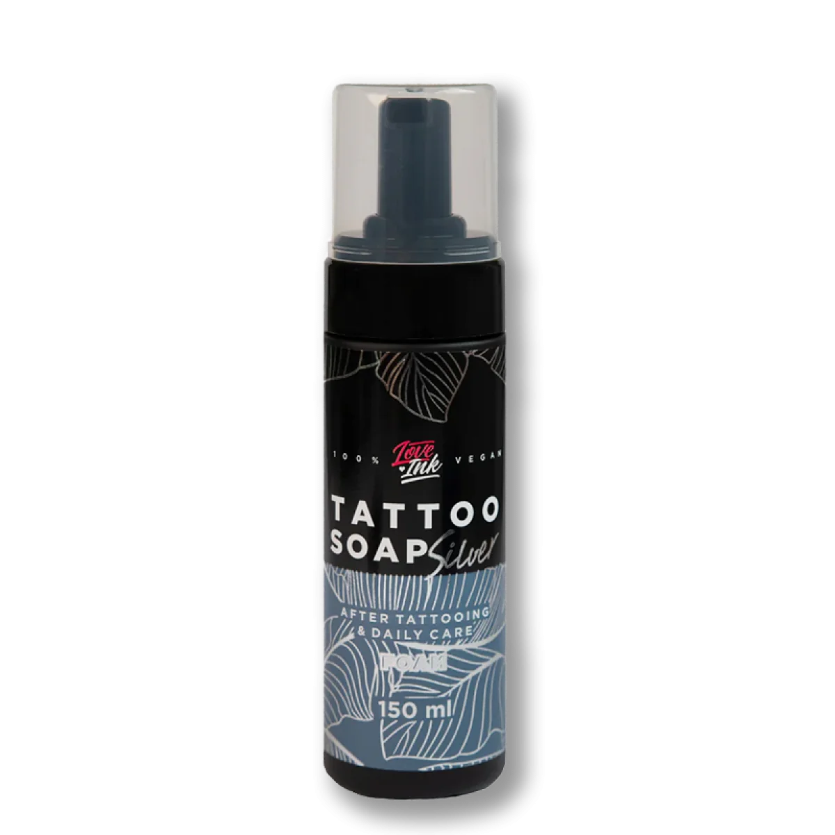 Prírodné mydlo pre tetovanie LoveInk Tattoo soap silver 150ml