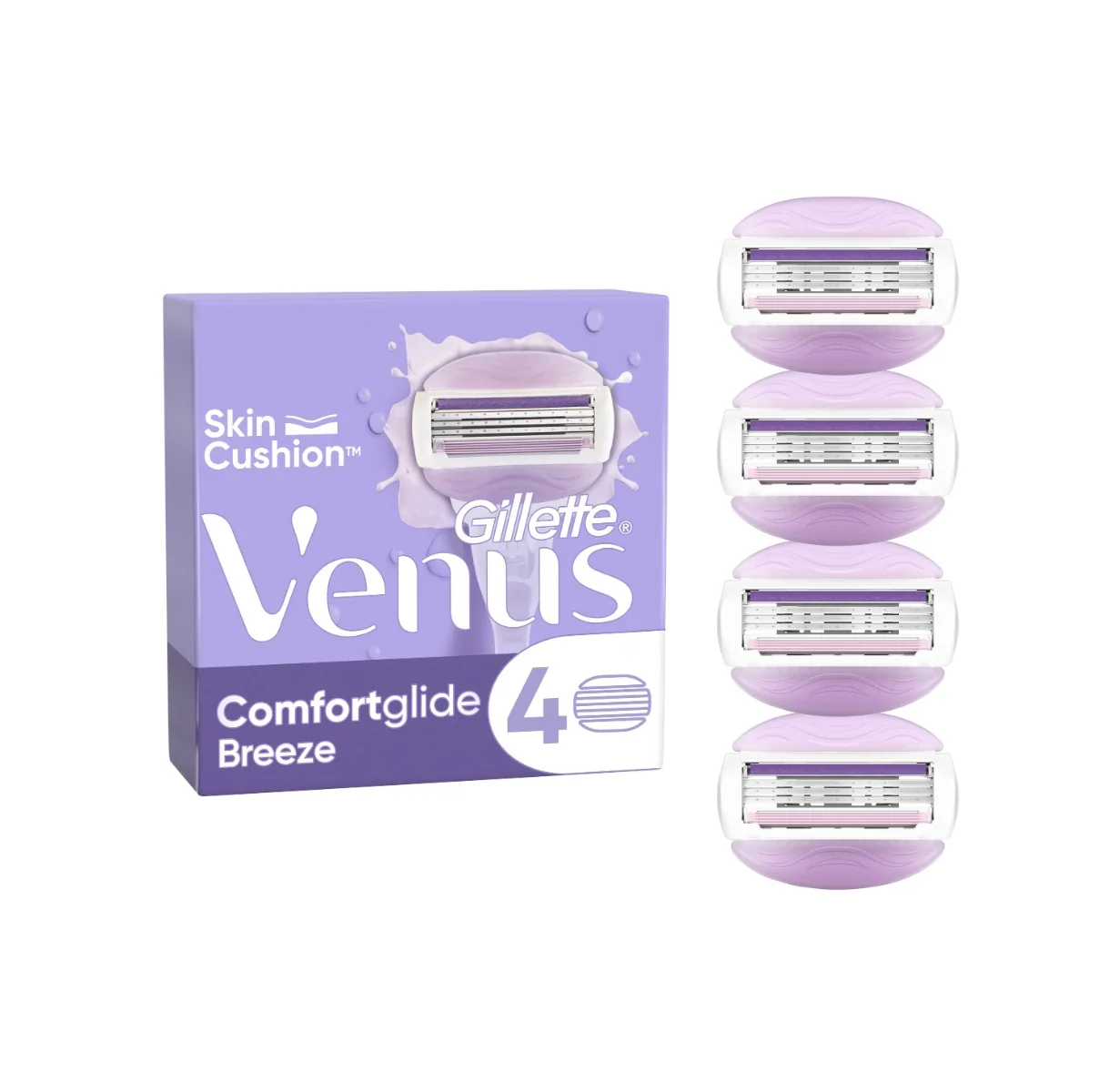 Venus ComfortGlide Breeze 4 NH 1×4 ks, holiace hlavice