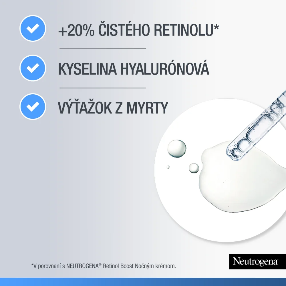 NEUTROGENA® Retinol Boost+ Intenzívna pleťová starostlivosť 1×50 ml, pleťový krém