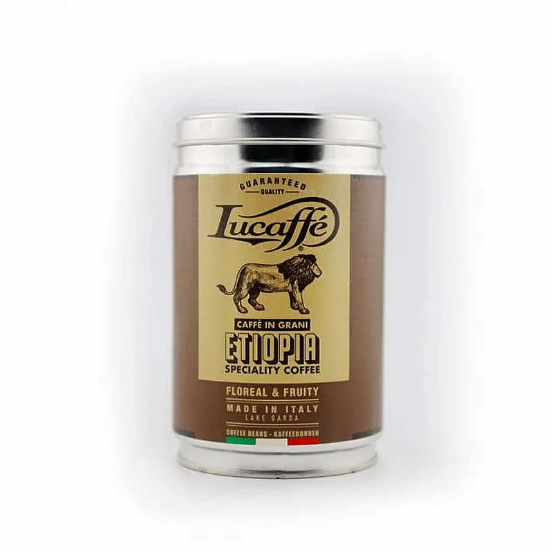 káva Lucaffé ETIOPIA Specialty zrnková - 250g plechovka