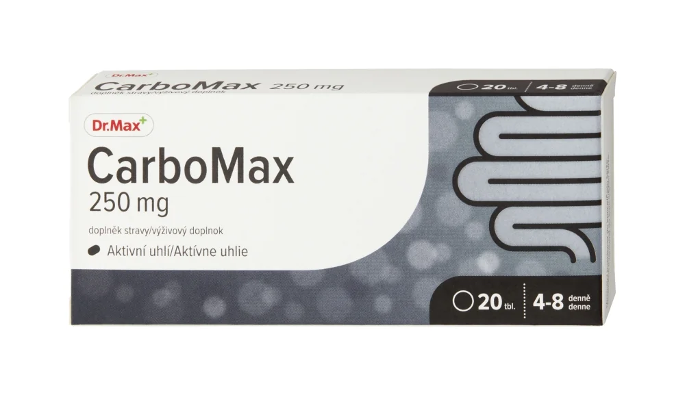 Dr. Max CarboMax 250 mg 1×20 tbl, výživový doplnok