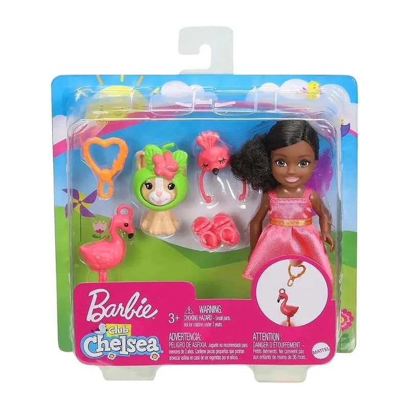 Mattel Barbie Chelsea v kostýme Plameniak 