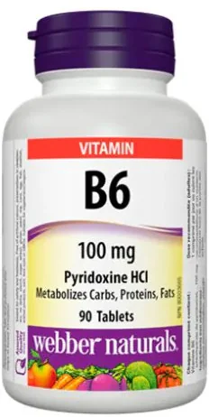 VITAMIN B6 (PYRIDOXIN) 100MG 90TBL 3126 WN