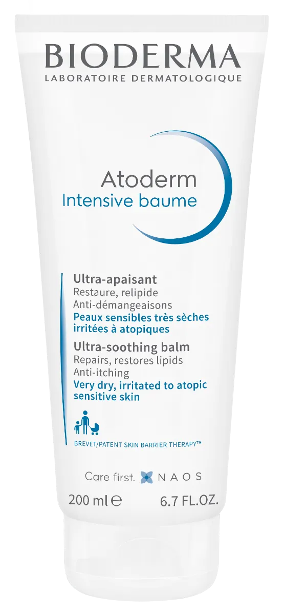 BIODERMA Atoderm Intensive baume zvláčňujúci telový balzam 1×200 ml, telový balzam na atopickú a veľmi suchú pokožku