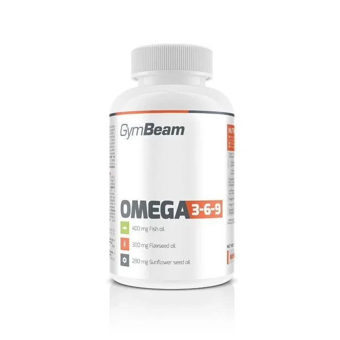 Gymbeam omega 3-6-9 bez prichute 120cps