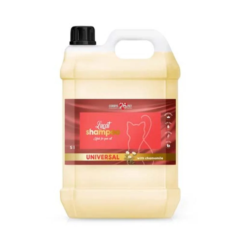 COBBYS PET LUCAT UNIVERSAL SHAMPOO 5L šampón pre mačky s harmančekom