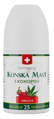 KONSKÁ MASŤ S KONOPOU hrejivá