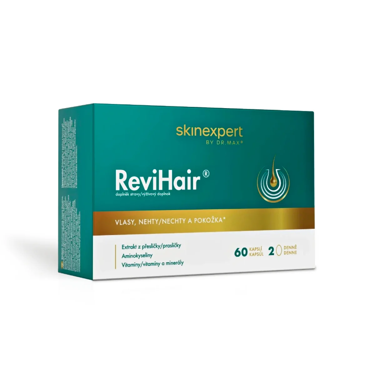 Skinexpert by Dr. Max ReviHair® 1×60 cps, výživový doplnok