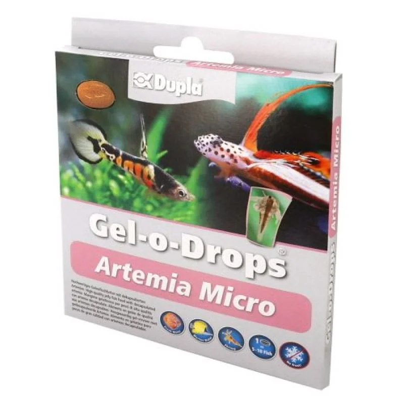 DUPLA Gel-o-Drops Artemia Micro gélové krmivo pre okrasné ryby - žiabronožka soľná (Artemia Salina) 12x2g