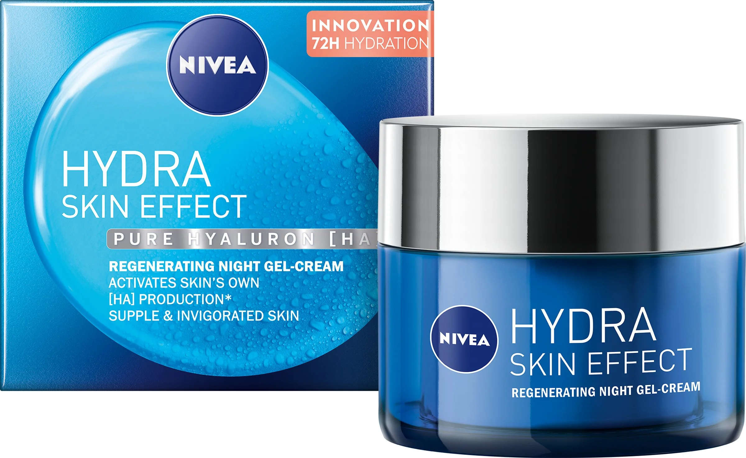 NIVEA Hydratačný nočný krém Hydra Skin Effect 1×50 ml, nočný krém