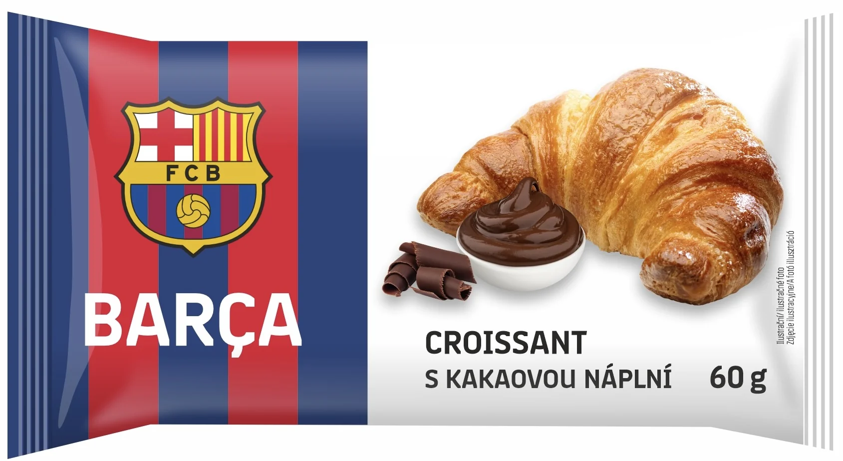 FC Barcelona Croissant kakao