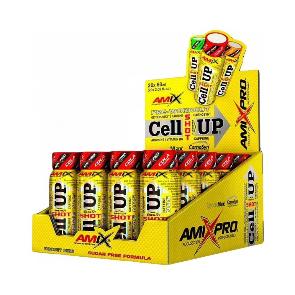 Amix CellUp Shot BOX 20 x 60 ml mango