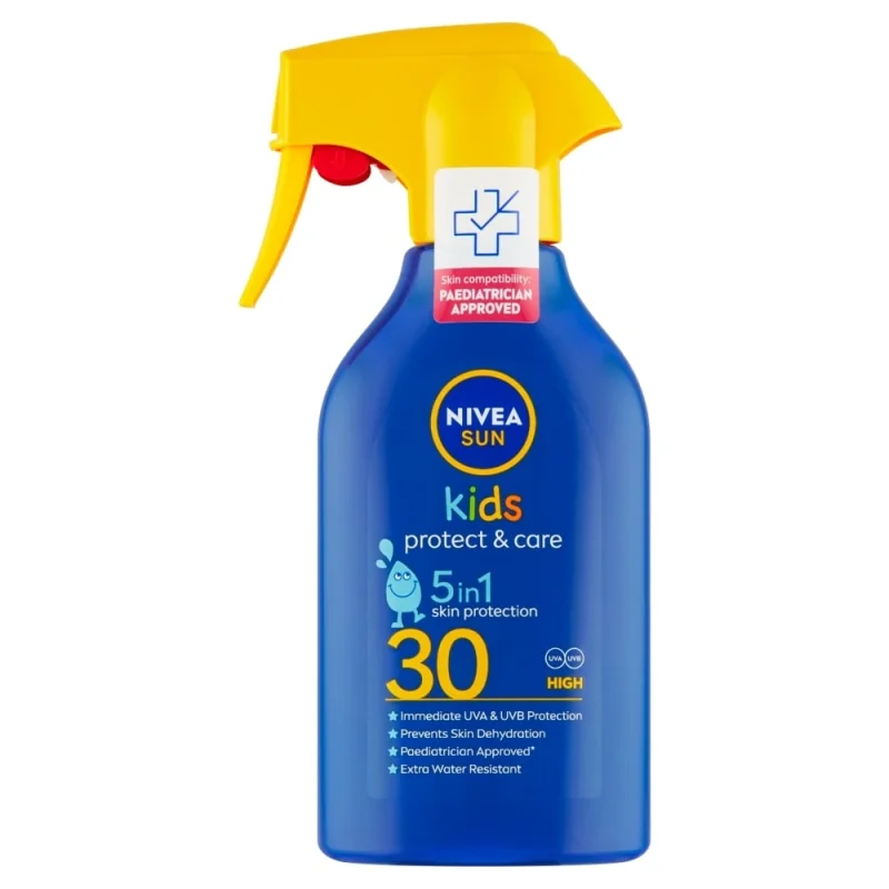 NIVEA Sun Protect & Care detský sprej na opaľovanie OF 30, 270 ml 98324